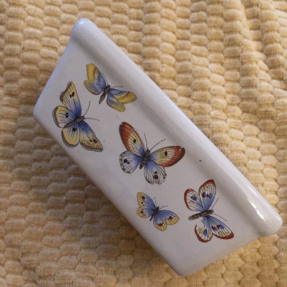 🦋Michaels Super cute Butterfly Decorated Small rectangular ovenware
